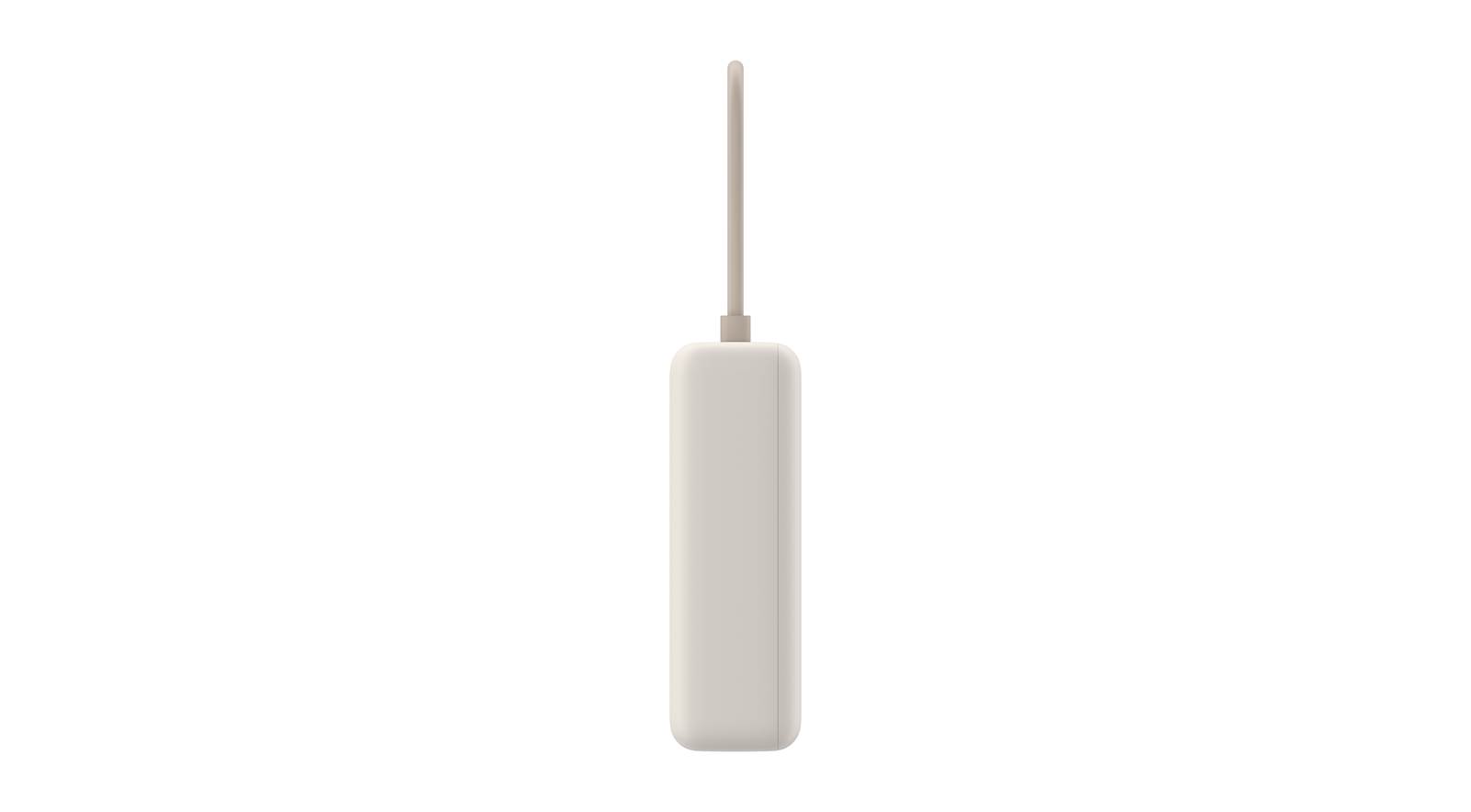 Xiaomi 33W Power Bank 10000 mAh Bež, 1x USB-A, 1x USB-C, integriran kabel USB-C - slika 3