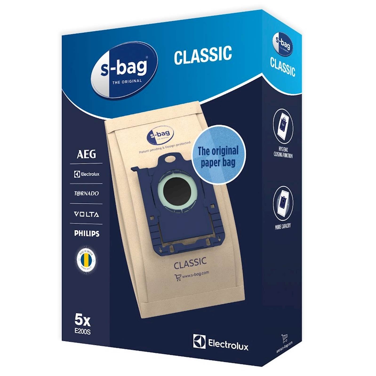 Vrečke za sesalnik Electrolux E200S, 5/1