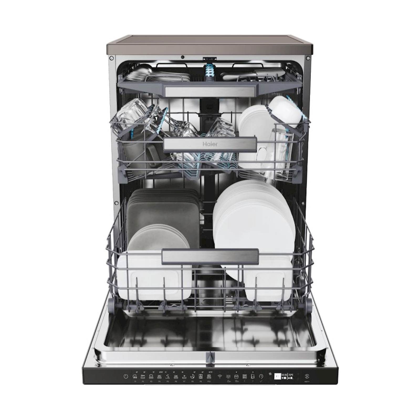 Pomivalni stroj HAIER XF 4A4M4PA, 60 cm, A, antracit - slika 4