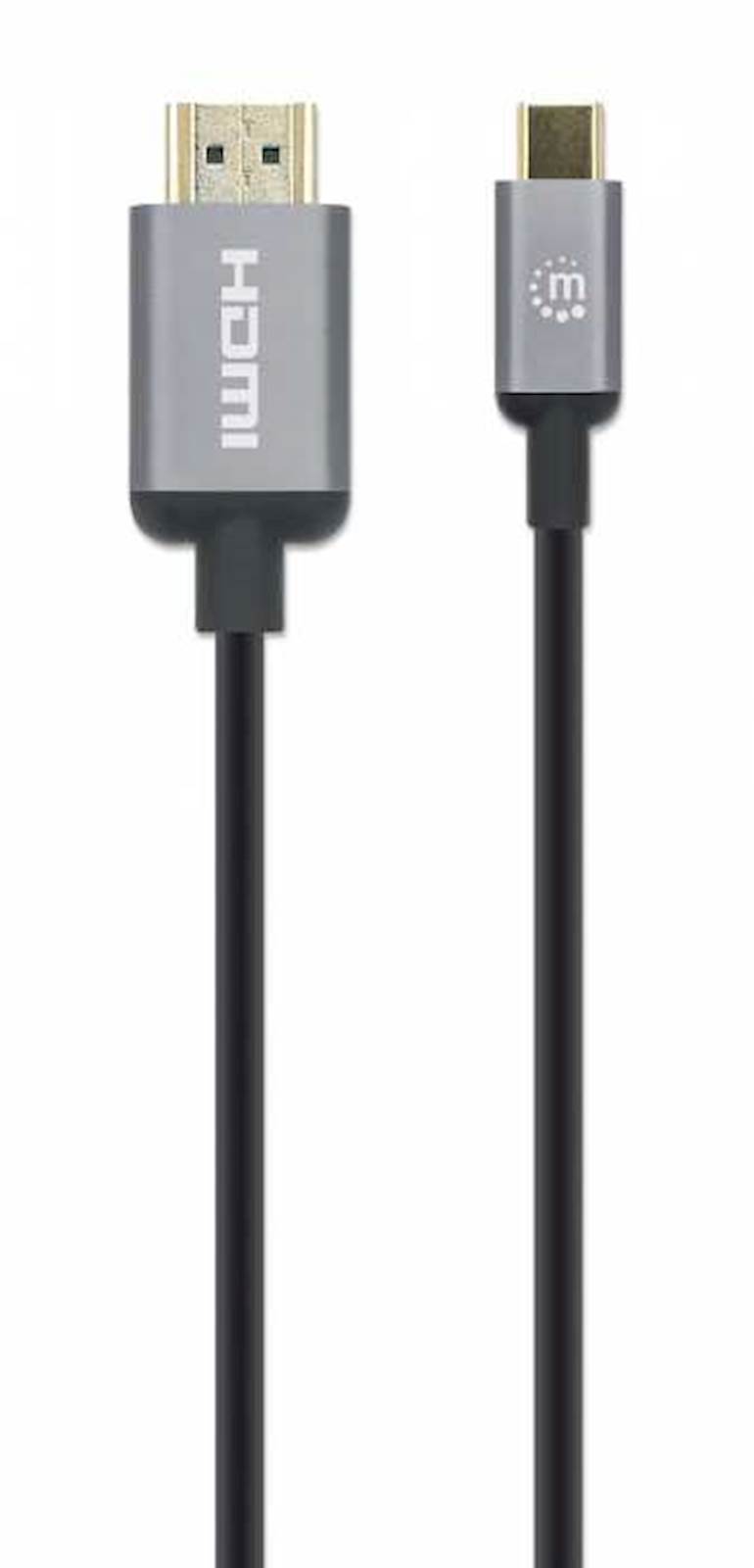 Kabel USB-C moški/HDMI moški MAHATTAN, (UHD) 4K@60Hz, 1 m, črna - slika 4