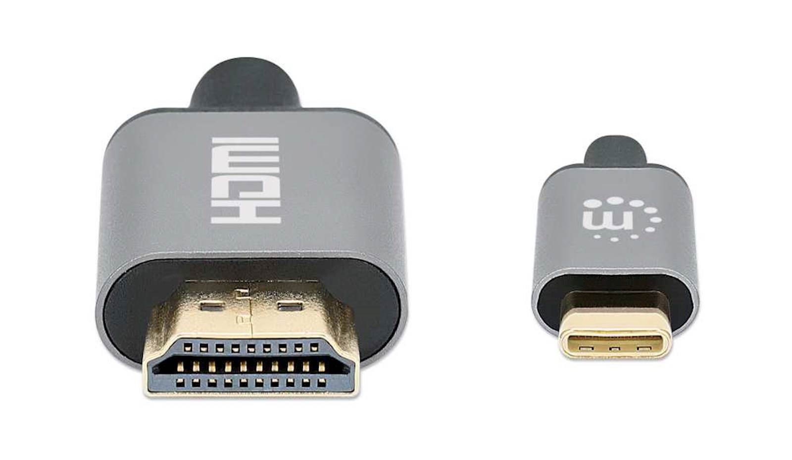 Kabel USB-C moški/HDMI moški MAHATTAN, (UHD) 4K@60Hz, 2 m, črna - slika 3