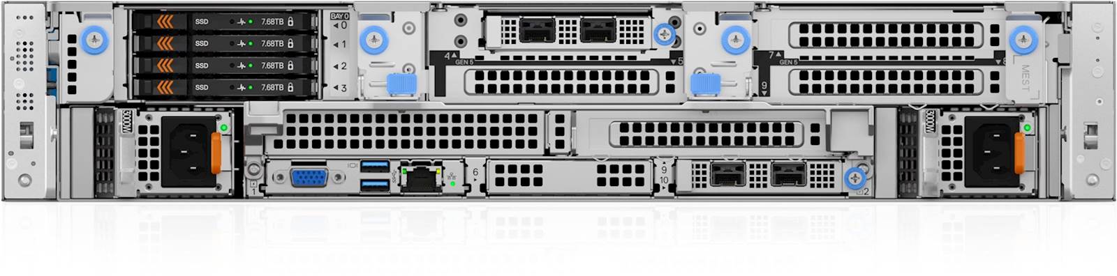 Dell PowerEdge R570 Xeon 6511P/32GB/2x960GB/12x 3.5" Hot-Plug/2x1100W/H965i/iDRAC10 Ent - slika 2