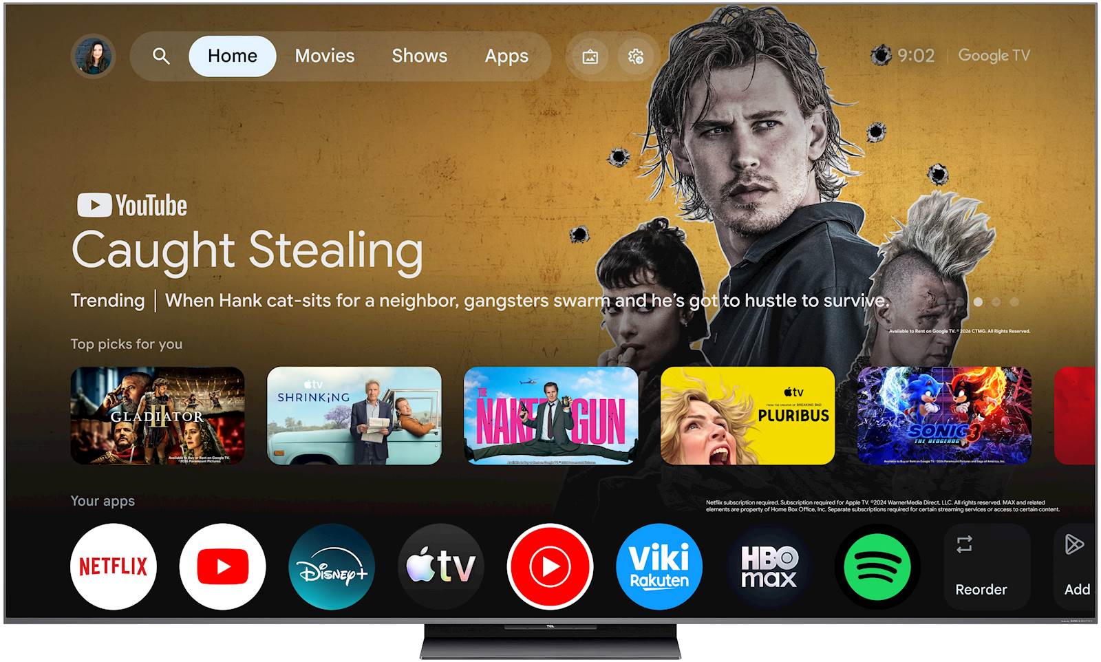 TCL 85 PREMIUM SQD-Mini LED TV 85C8L - slika 6