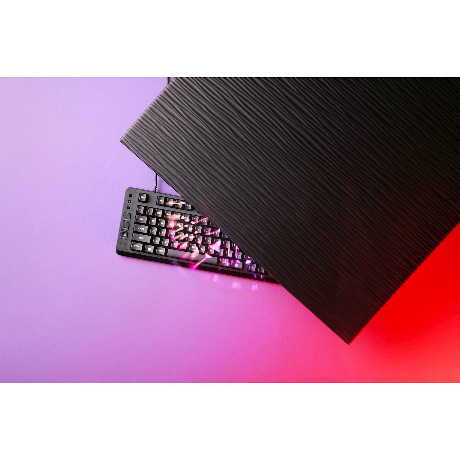 Tipkovnica HP HyperX Eve 1800 za igre, membranska, črna, RGB - slika 4