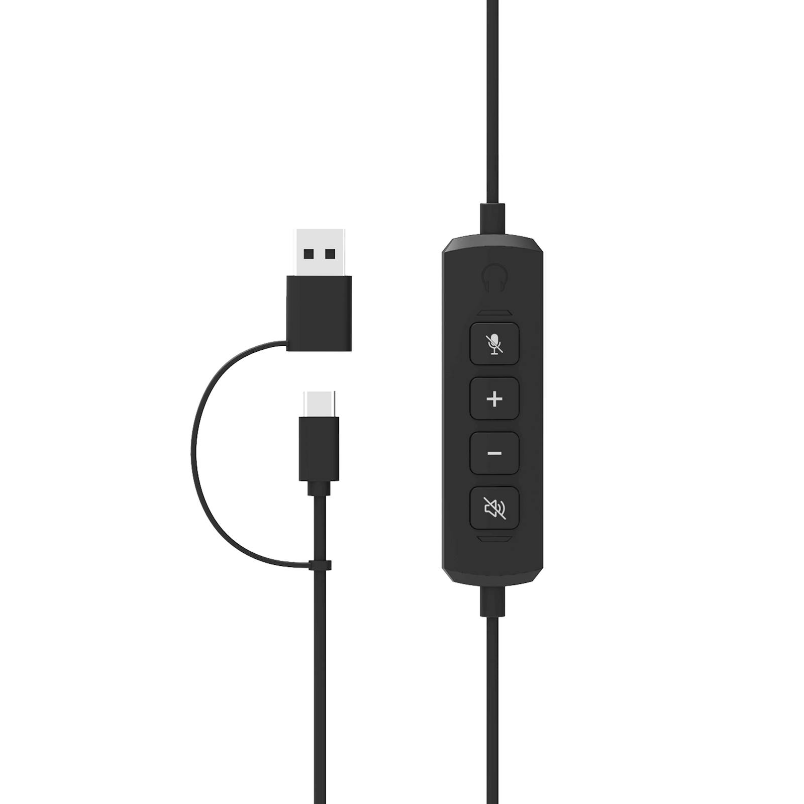 Slušalke stereo PORT USB z mikrofonom, žične - slika 7
