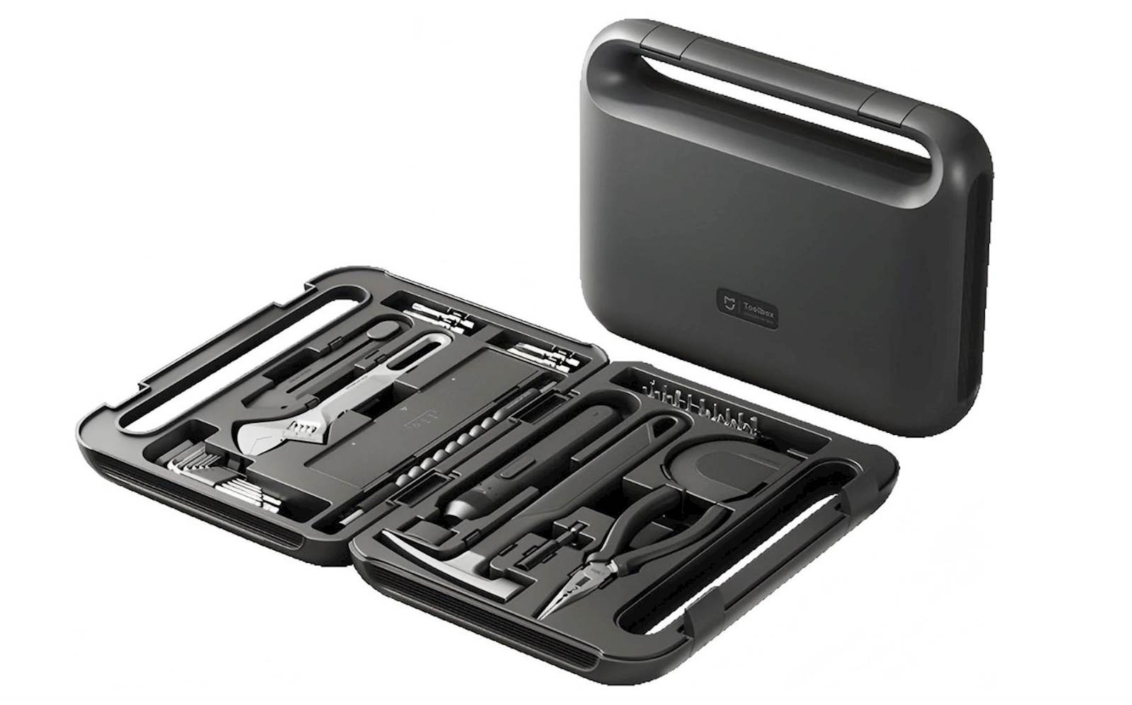 Xiaomi Mija Tool kit, Električni izvijač, kladivo, nastavljiv ključ, klešče, merilni trak, olfa nož