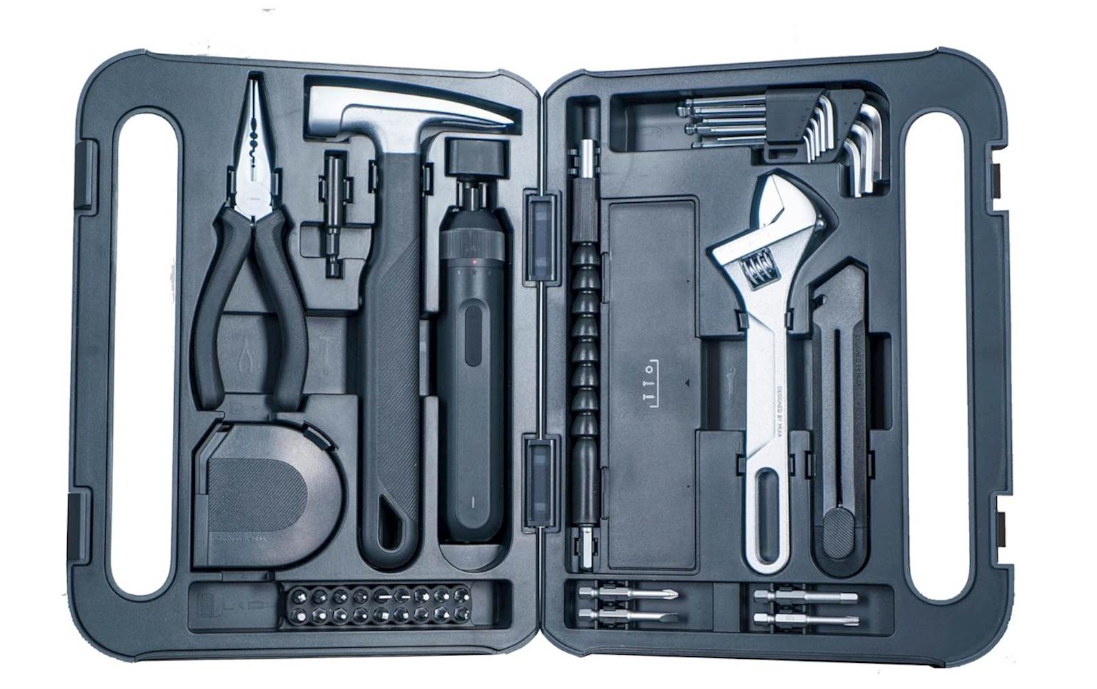 Xiaomi Mija Tool kit, Električni izvijač, kladivo, nastavljiv ključ, klešče, merilni trak, olfa nož - slika 2