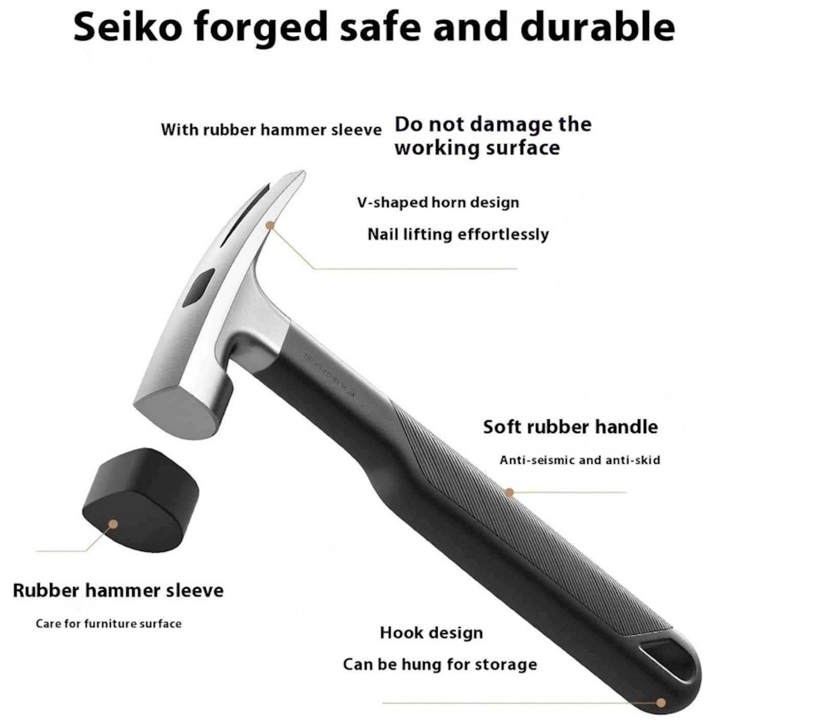 Xiaomi Mija Tool kit, Električni izvijač, kladivo, nastavljiv ključ, klešče, merilni trak, olfa nož - slika 4