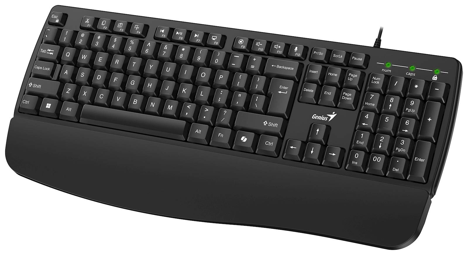 Tipkovnica Genius KB-123,PR,AI,BLK,SER,USB - slika 4