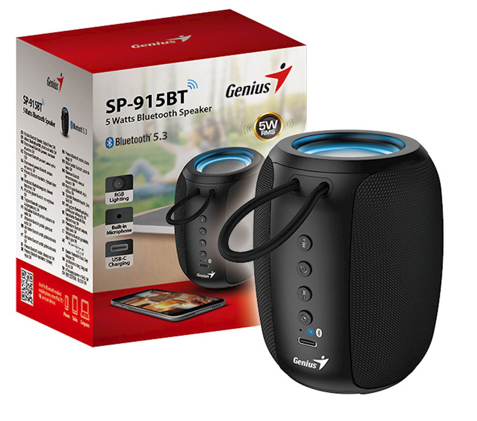 Zvočniki Genius SP-915BT,Black - slika 3