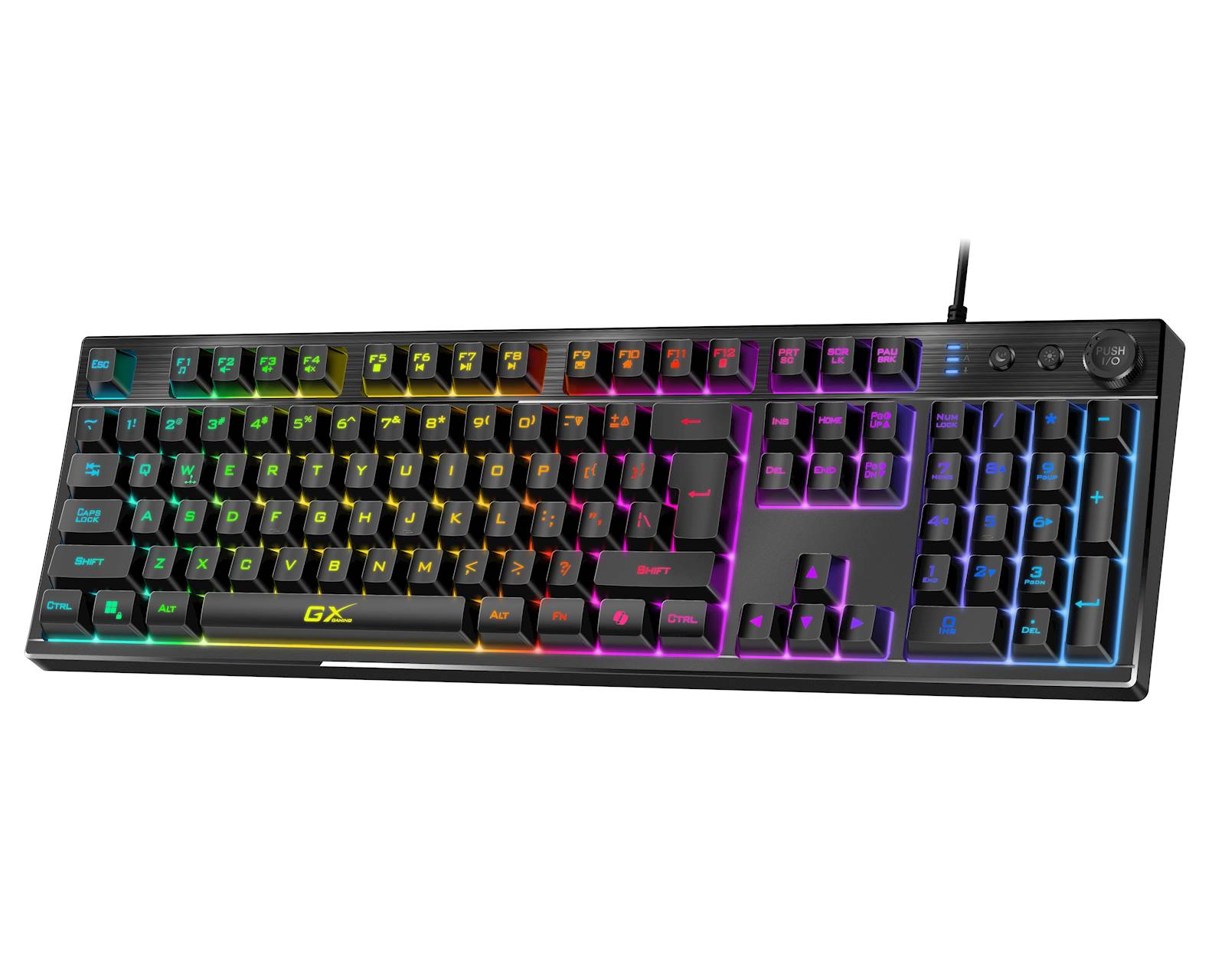 Tipkovnica Genius Gaming Scorpion K7 Plus,AI,BLK,SER,USB - slika 2