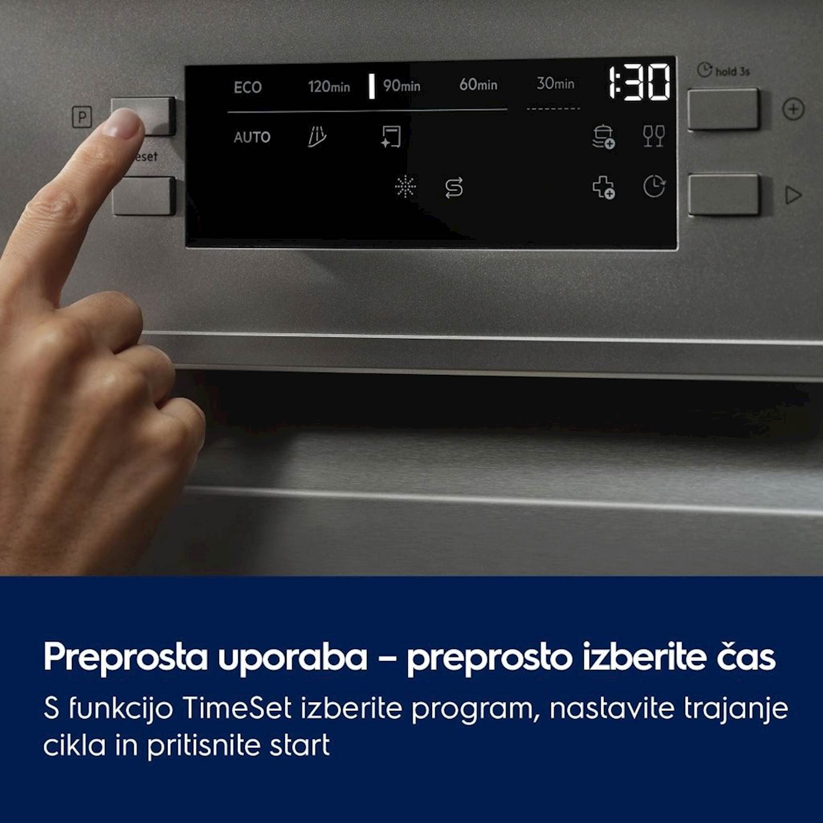 Pomivalni stroj Electrolux E52SE100SW, bel - slika 7