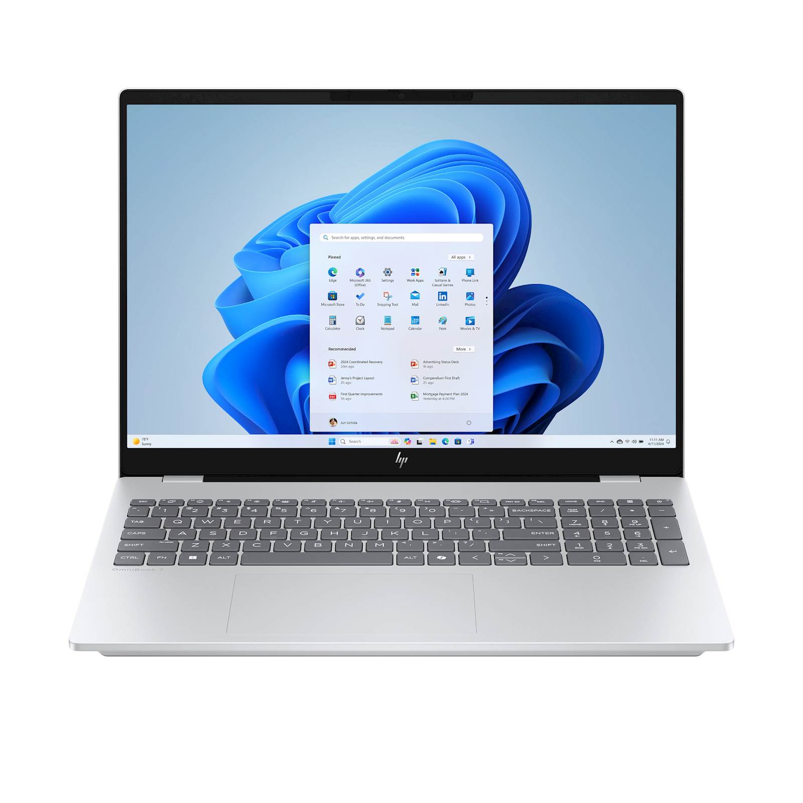 Prenosnik HP OmniBook 7 Laptop 16 Core7-240H/24GB/SSD 512/16'' 2K IPS 300/3Y/W11Pro/brez PSU - slika 8